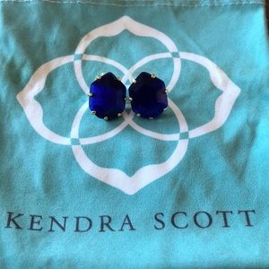 Kendra Scott Morgan blue earrings